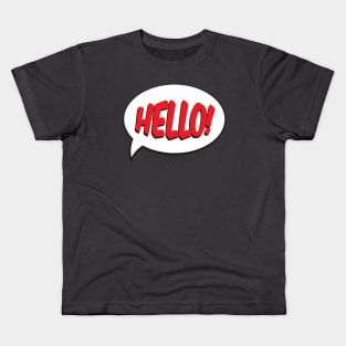 SEY HELLO! Kids T-Shirt